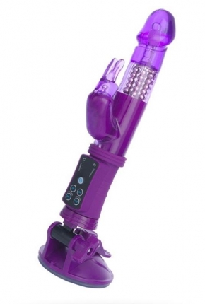 Klitoral Uyarc Vibratr TPR Mor 22 cm